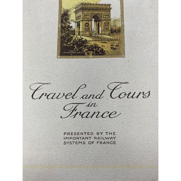 Travel and Tours France Booklet Railways Railroadiana Trains Locomotive 1920s - Picture 2 of 12
